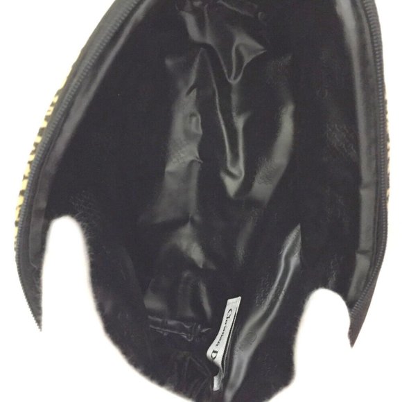 Christian Dior CD Logo Leopard Pattern Canvas Cosmetic Pouch Bag /1G0791 - Picture 7 of 8